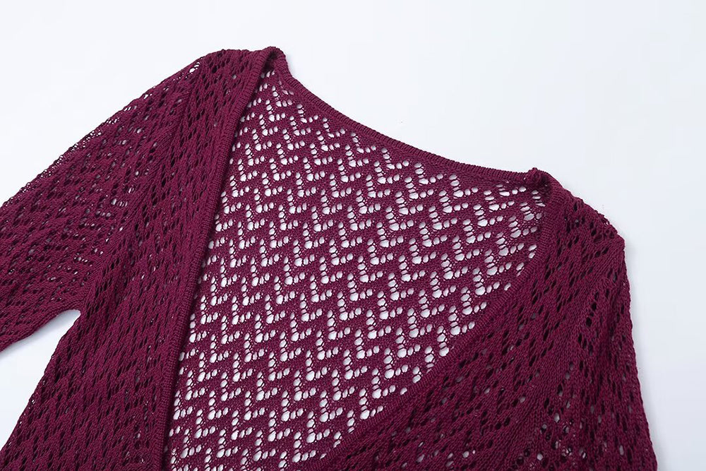 Maxi Strickkleid