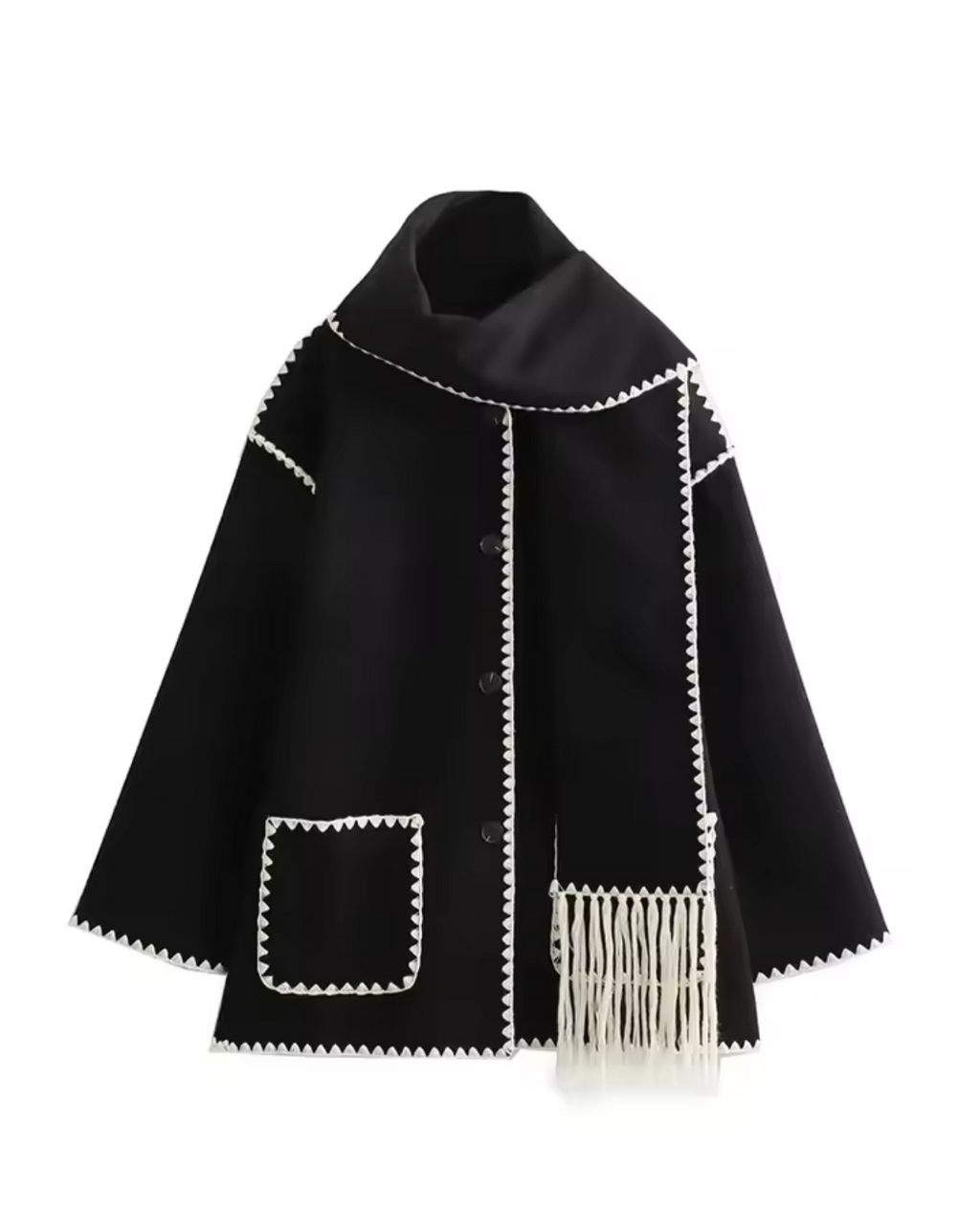 Wolljacke mit Schal Luxtale store