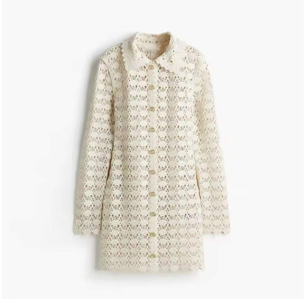 Kleid im Häkellook