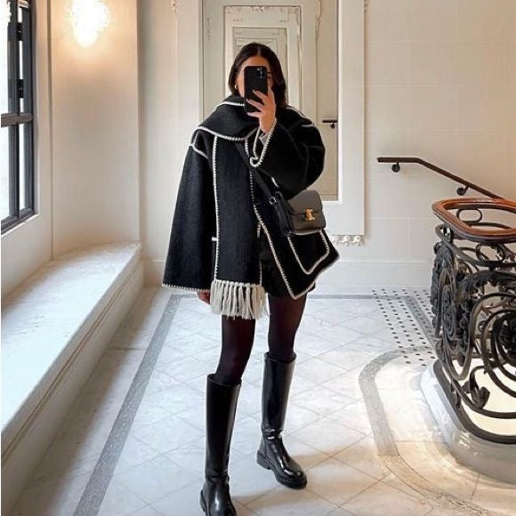 Wolljacke mit Schal Luxtale store