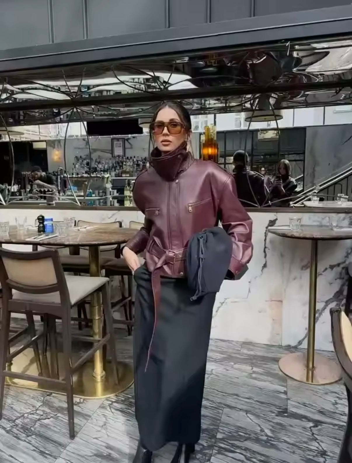 Lizzy vegane Lederjacke