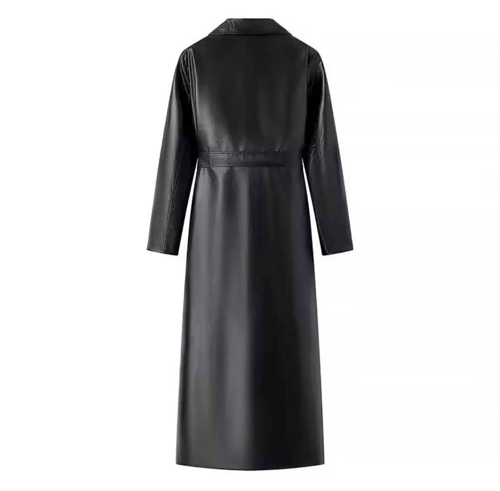 Leder Trenchcoat Luxtale store