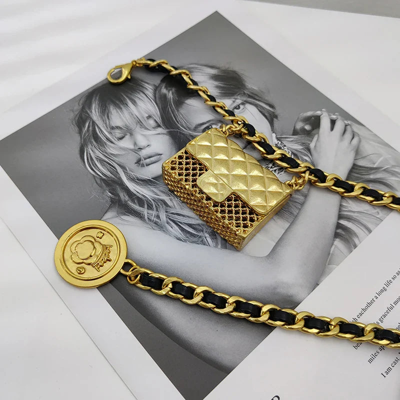 Gold Chain Designer Belt