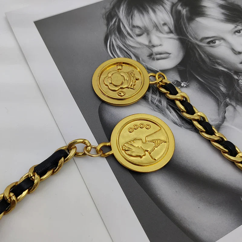 Gold Chain Designer Belt